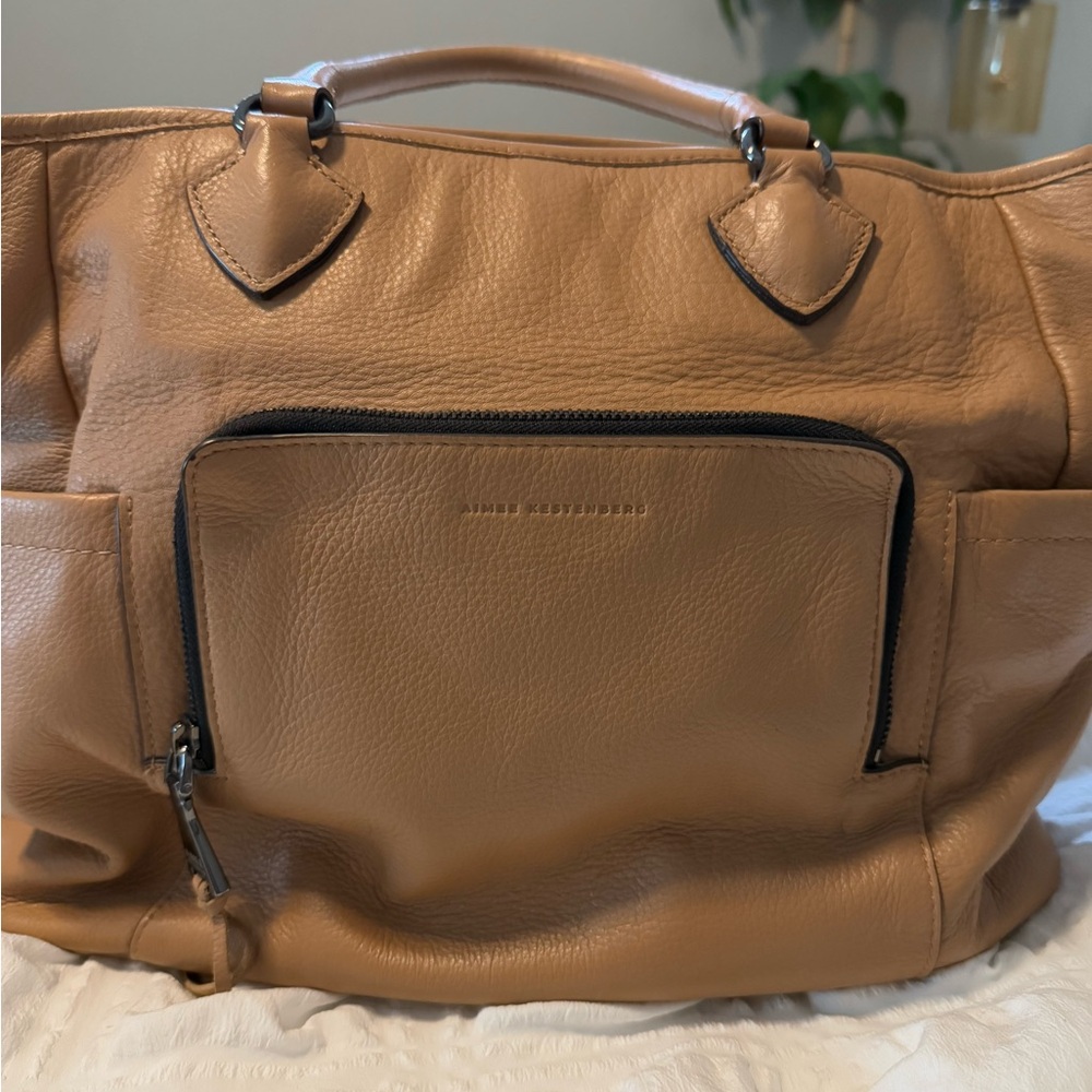 Aimee Kestenberg Tan Leather Women Bag Like New